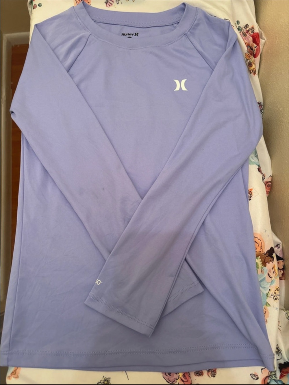 Hurley Lavender Long-Sleeve Performance Tee